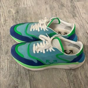 Off White Mens Joggers Blue/Green